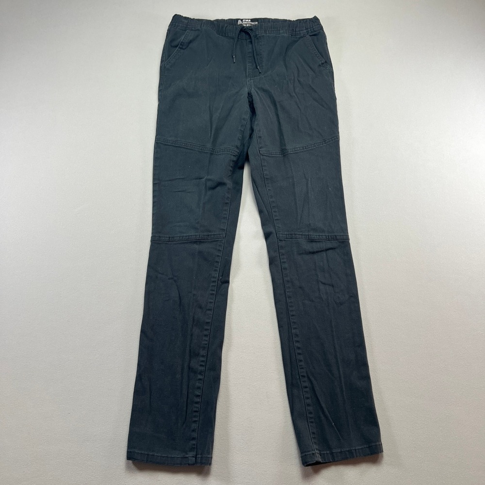 Buffalo David Bitton Evan Utility Pants Women XL (18/20) Black Slim Straight Fit